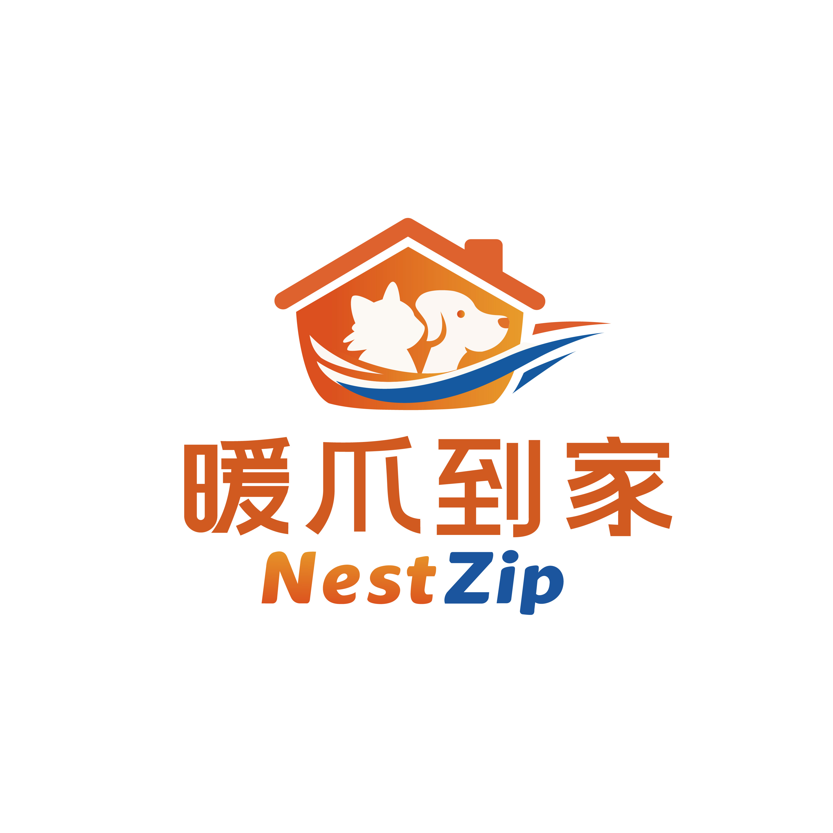 暖爪到家 Logo